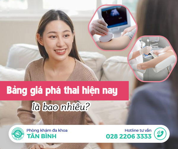 Bảng giá phá thai hiện nay là bao nhiêu?