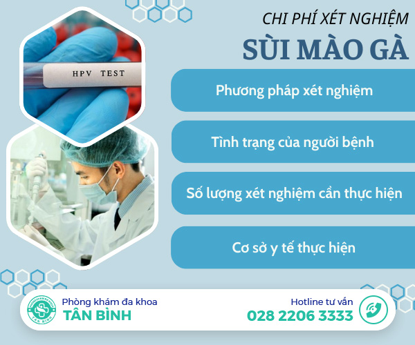 Giải đáp thắc mắc chi phí xét nghiệm sùi mào gà cho nam và nữ