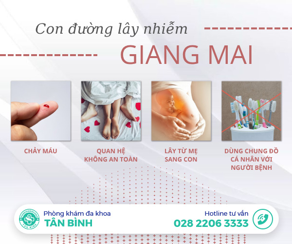 Con đường lây giang mai mà bạn nên lưu ý