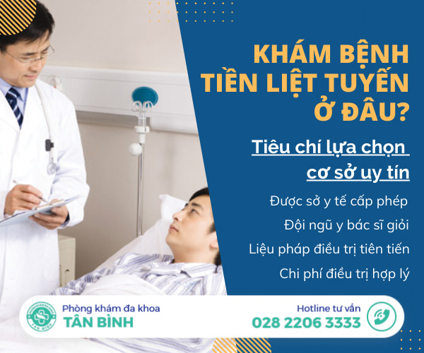 Khám bệnh tiền liệt tuyến ở đâu? Hướng dẫn chọn cơ sở uy tín tại TP.HCM