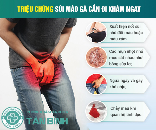 Triệu chứng bệnh sùi mào gà nhẹ: Nhận diện càng sớm càng dễ hỗ trợ điều trị