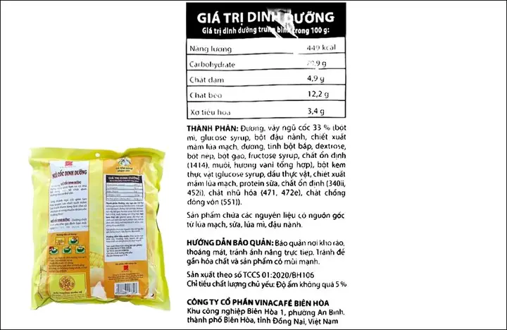 Gói Ngũ Cốc Kachi Bao Nhiêu Calo? Thông Tin Đầy Đủ Nhất