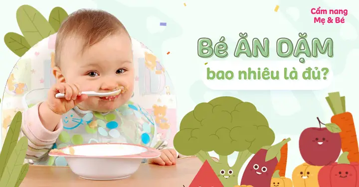 Trẻ Ăn Dặm Bao Nhiêu Là Đủ? Hướng Dẫn Chi Tiết Theo Từng Tháng Tuổi