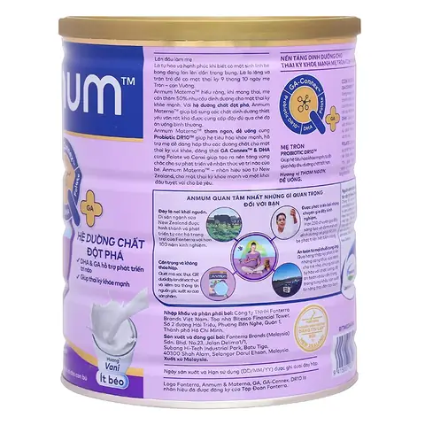 Sữa Bầu Anmum Materna 800g: Giá Bao Nhiêu & Thông Tin Cần Biết