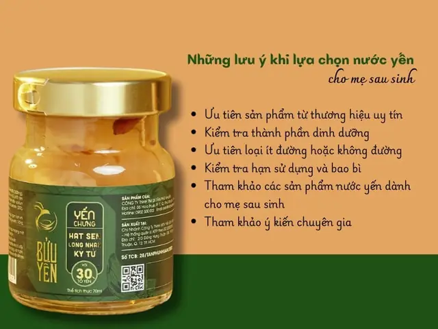 Bà Đẻ Có Nên Uống Nước Yến Không? Thời Điểm & Lợi Ích Vàng