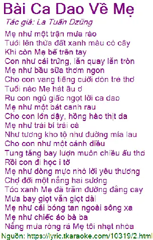 Tuyển Tập Bài Thơ Ca Dao Hay, Ý Nghĩa Về Tình Mẹ Và Công Lao Sinh Thành