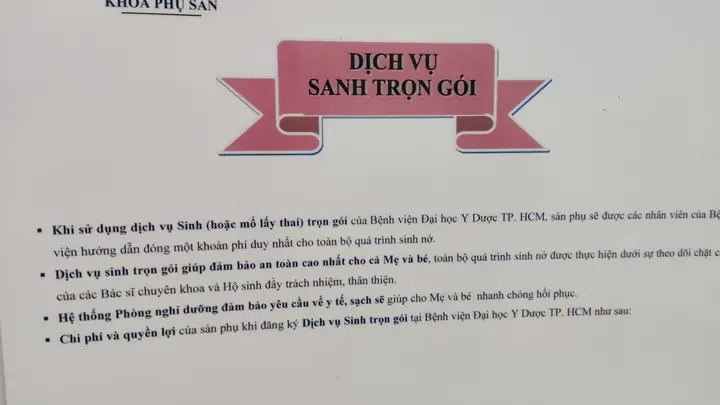 Chi Phí Sinh Con Tại Bệnh Viện Đại Học Y Dược Tphcm: Báo Giá Chi Tiết Sinh Thường & Sinh Mổ