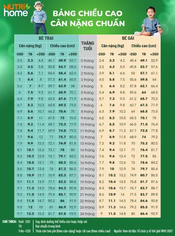 Bảng Tiêu Chuẩn Chiều Cao Bé Trai: Hướng Dẫn Chi Tiết Theo Độ Tuổi Who Mới Nhất Bảng Tiêu Chuẩn Chiều Cao Bé Trai: Hướng Dẫn Chi Tiết Theo Độ Tuổi Who Mới Nhất