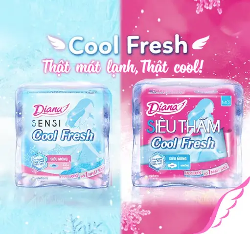 Băng Vệ Sinh Diana Sensi Cool Fresh Có Tốt Không? Đánh Giá Chi Tiết Công Dụng & Thành Phần