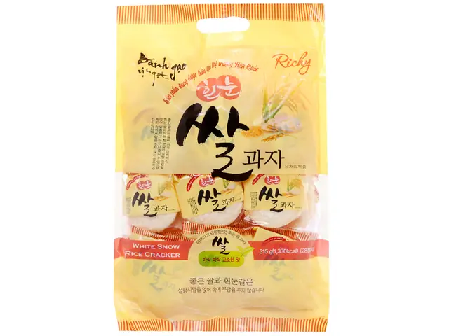 Bánh Gạo Richy Hàn Quốc 315g: Hương Vị Giòn Tan Thơm Lừng, Giá Tốt Mua Ngay! Bánh Gạo Richy Hàn Quốc 315g: Hương Vị Giòn Tan Thơm Lừng, Giá Tốt Mua Ngay!