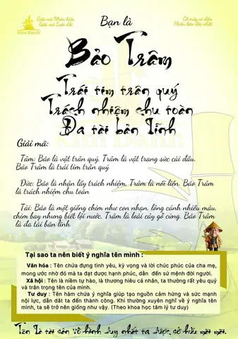 Giải Mã Ý Nghĩa Tên Bảo Trâm: Trọn Vẹn Ý Nghĩa, Phong Thủy Và Hợp Tuổi
