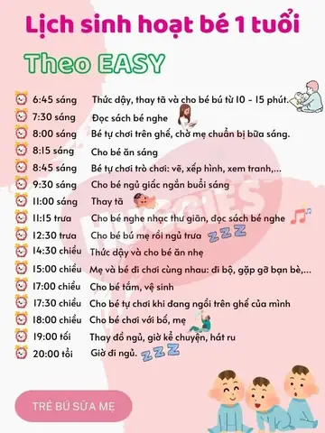 Bé 1 Tuổi Ngủ Bao Nhiêu Giấc Mỗi Ngày Là Đủ? Hướng Dẫn Chi Tiết Cho Cha Mẹ