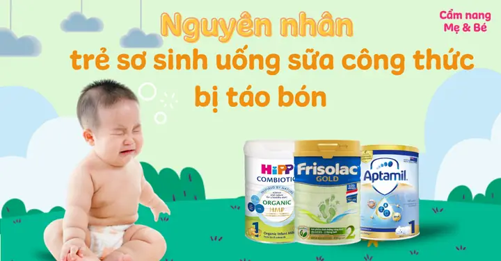 Bé Uống Sữa Nan Bị Táo Bón: Nguyên Nhân, Cách Xử Lý Hiệu Quả & Sữa Thay Thế