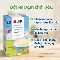 Bột Ăn Dặm Cho Bé Mới Bắt Đầu: Chọn Loại Nào Tốt, Bao Nhiêu Là Đủ?