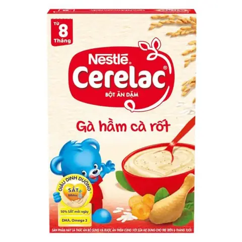 Bột Ăn Dặm Nestlé Cerelac Gà Hầm Cà Rốt: Hướng Dẫn Chọn, Pha Và Lợi Ích Cho Bé (từ 7-8 Tháng)