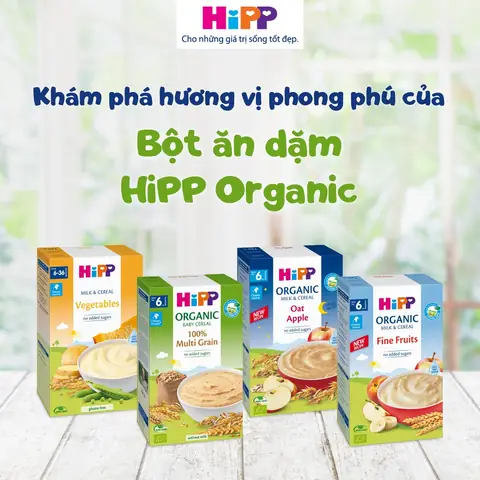 Bột Ăn Dặm Hipp Có Những Loại Nào? Khám Phá Hương Vị Ngon Cho Bé
