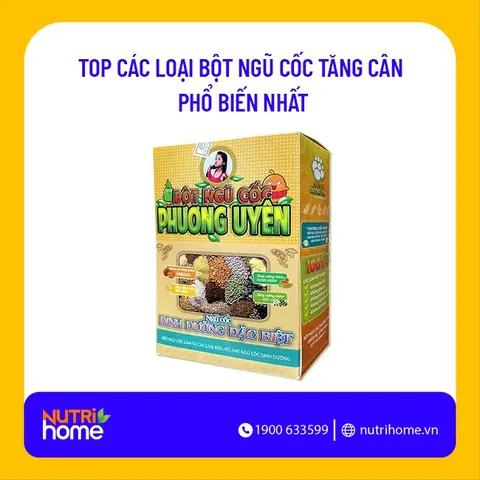 Bột Ngũ Cốc Tăng Cân Phương Uyên: Bí Quyết Tăng Cân Khoa Học Cho Người Gầy