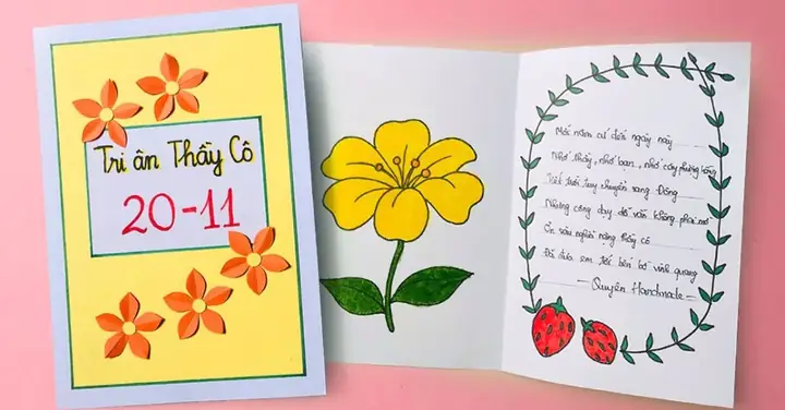 499+ Mẫu Thiệp 20/11 Tự Làm Đơn Giản, Ý Nghĩa Nhất Tặng Thầy Cô 499+ Mẫu Thiệp 20/11 Tự Làm Đơn Giản, Ý Nghĩa Nhất Tặng Thầy Cô