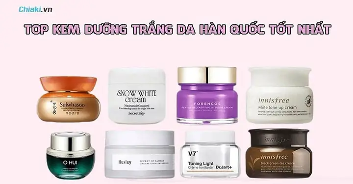 Top 10+ Sản Phẩm Dưỡng Da Hàn Quốc Tốt Nhất: Bí Quyết Sở Hữu Làn Da Mịn Màng, Trắng Sáng Chuẩn Hàn
