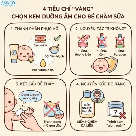 Cách Bôi Kem Dưỡng Ẩm Cho Trẻ Sơ Sinh Đúng Cách, An Toàn & Hiệu Quả