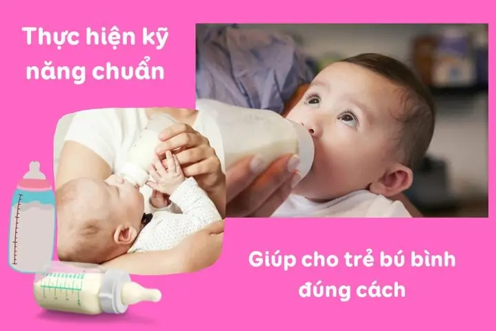 Hướng Dẫn Chi Tiết Cách Cho Trẻ Bú Bình Đúng Chuẩn, Không Sặc, Không Đầy Hơi Hướng Dẫn Chi Tiết Cách Cho Trẻ Bú Bình Đúng Chuẩn, Không Sặc, Không Đầy Hơi