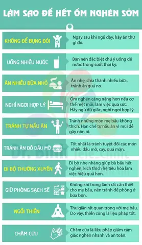 17 Cách Giảm Ốm Nghén Hiệu Quả Cho Bà Bầu Đỡ Mệt Mỏi Thai Kỳ