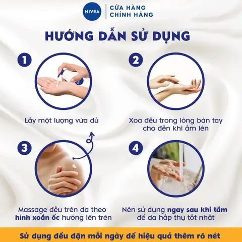 Cách Dùng Sữa Dưỡng Thể Nivea Đúng Chuẩn, Hiệu Quả Cho Từng Loại Da Cách Dùng Sữa Dưỡng Thể Nivea Đúng Chuẩn, Hiệu Quả Cho Từng Loại Da