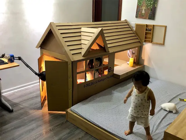 Hướng Dẫn Chi Tiết Cách Làm Nhà Bằng Bìa Carton Cho Bé Vui Chơi Sáng Tạo Hướng Dẫn Chi Tiết Cách Làm Nhà Bằng Bìa Carton Cho Bé Vui Chơi Sáng Tạo