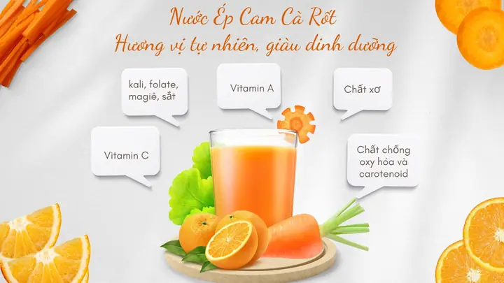 Hướng Dẫn Cách Làm Nước Ép Cam Cà Rốt Thơm Ngon, Bổ Dưỡng Cho Sức Khỏe