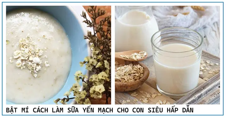 Cách Làm Sữa Yến Mạch Cho Bé Ăn Dặm Thơm Ngon, Dễ Tiêu Chuẩn Chuyên Gia Cách Làm Sữa Yến Mạch Cho Bé Ăn Dặm Thơm Ngon, Dễ Tiêu Chuẩn Chuyên Gia