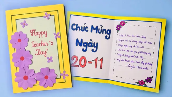 Hướng Dẫn Làm Thiệp 20/11 Đẹp, Sáng Tạo, Dễ Làm Tặng Thầy Cô | Tổng Hợp Ý Tưởng Mới Nhất Hướng Dẫn Làm Thiệp 20/11 Đẹp, Sáng Tạo, Dễ Làm Tặng Thầy Cô | Tổng Hợp Ý Tưởng Mới Nhất