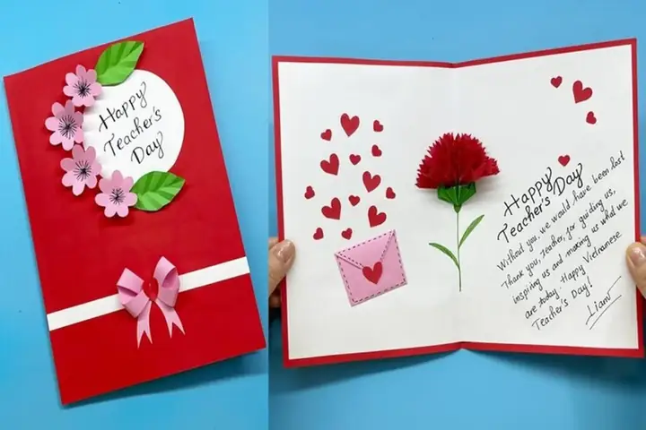 Hướng Dẫn Chi Tiết Cách Làm Thiệp Tặng Thầy Cô Ngày 20/11 Độc Đáo & Sáng Tạo