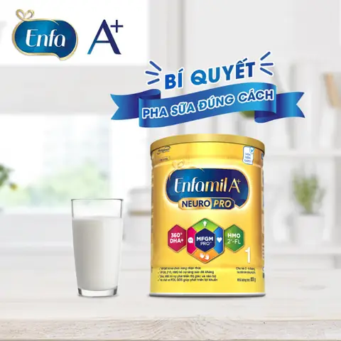 Hướng Dẫn Pha Sữa Enfamil A+ Số 1 Đúng Chuẩn, Dinh Dưỡng Tối Ưu Cho Bé 0-6 Tháng Tuổi