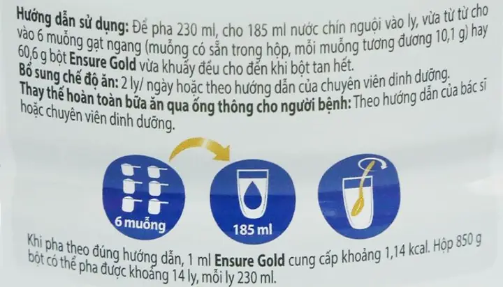 Hướng Dẫn Pha Sữa Ensure Nutrition Powder Chuẩn Vị, Không Vón Cục