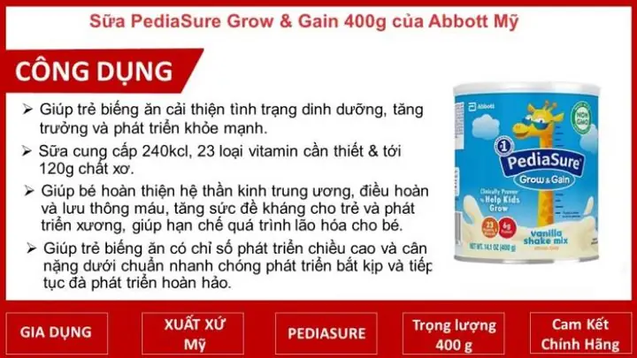 Hướng Dẫn Cách Pha Sữa Pediasure Shake Mix Chuẩn & Hiệu Quả Cho Bé Hướng Dẫn Cách Pha Sữa Pediasure Shake Mix Chuẩn & Hiệu Quả Cho Bé