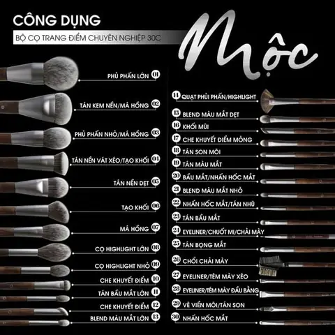 Hướng Dẫn Sử Dụng Các Loại Cọ Trang Điểm Đúng Cách: Bí Quyết Sở Hữu Lớp Makeup Hoàn Hảo