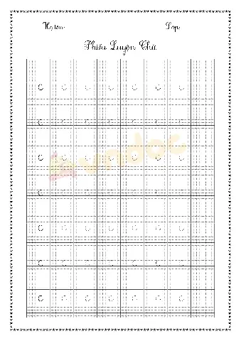 Hướng Dẫn Chi Tiết Cách Tạo Chữ Cho Bé Tập Tô (nét Đứt, Nét Chấm)
