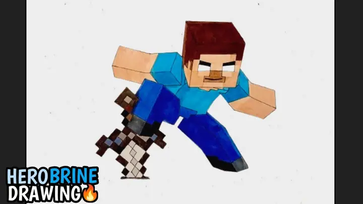 Cách Vẽ Herobrine