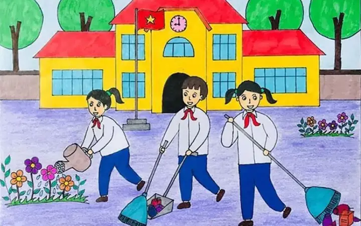 Hướng Dẫn Vẽ Học Sinh Đi Học: Từ A-z Cho Người Mới Bắt Đầu
