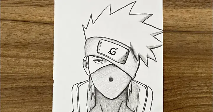 Cách Vẽ Kakashi