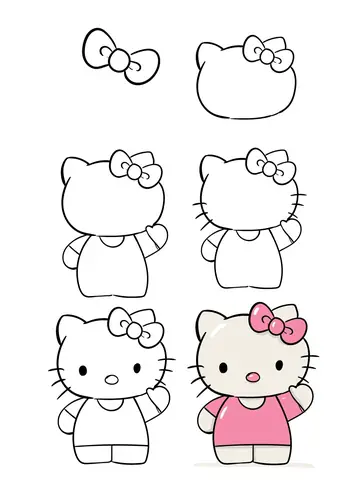 Cách Vẽ Kitty