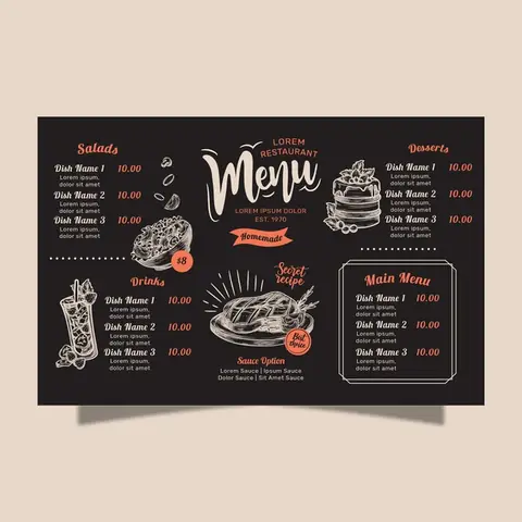 Cách Vẽ Menu