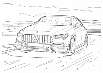 Cách Vẽ Mercedes