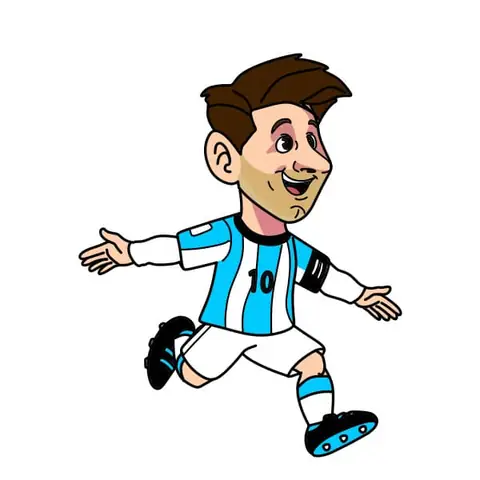 Cách Vẽ Messi
