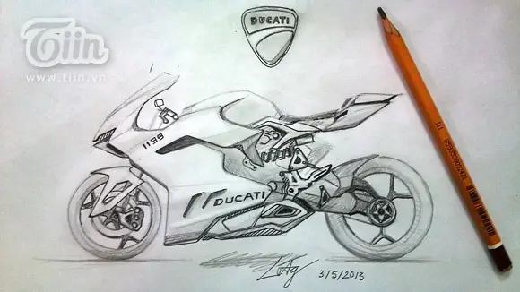Cách Vẽ Moto