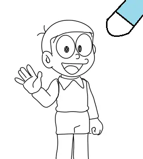 Cách Vẽ Nobita