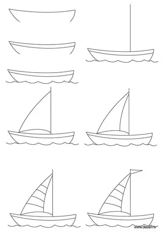 Cách Vẽ Thuyền