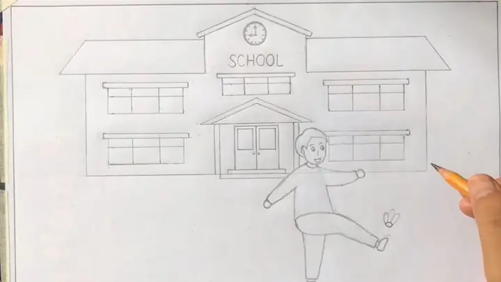 Cách Vẽ Trường