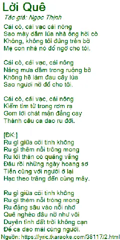 Bài Ca Dao "cái Cò, Cái Vạc, Cái Nông": Lời Ca Về Cuộc Sống Và Văn Hóa Việt