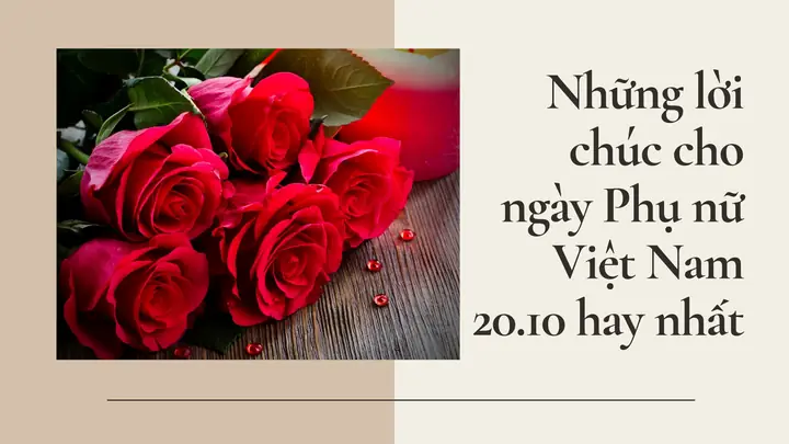 Top Lời Chúc 20/10 Hay, Ý Nghĩa Nhất Tặng Phụ Nữ Việt Nam (mẹ, Người Yêu, Bạn Bè) Top Lời Chúc 20/10 Hay, Ý Nghĩa Nhất Tặng Phụ Nữ Việt Nam (mẹ, Người Yêu, Bạn Bè)